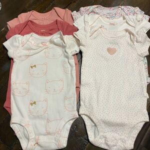 Carter’s 3 month Onesies - set of 6!